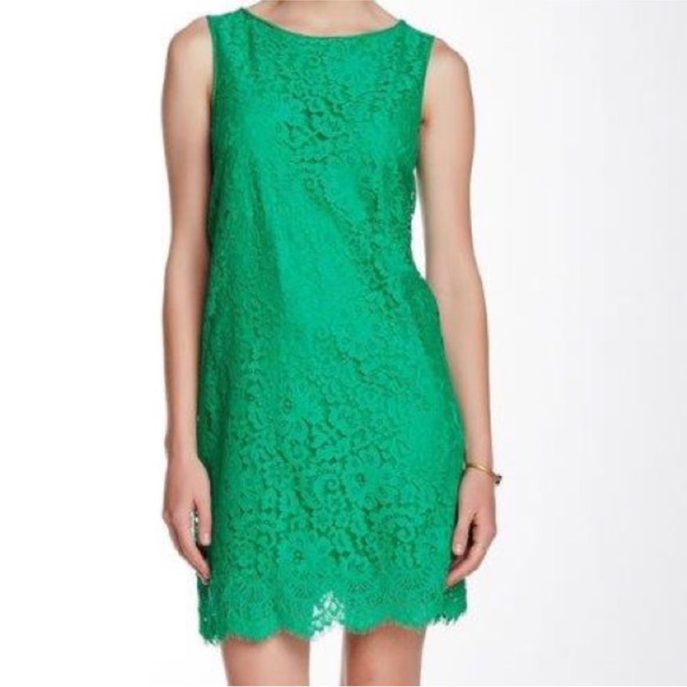 NWT Lace Sleeveless Kelly Green Max Studio Dress size XS